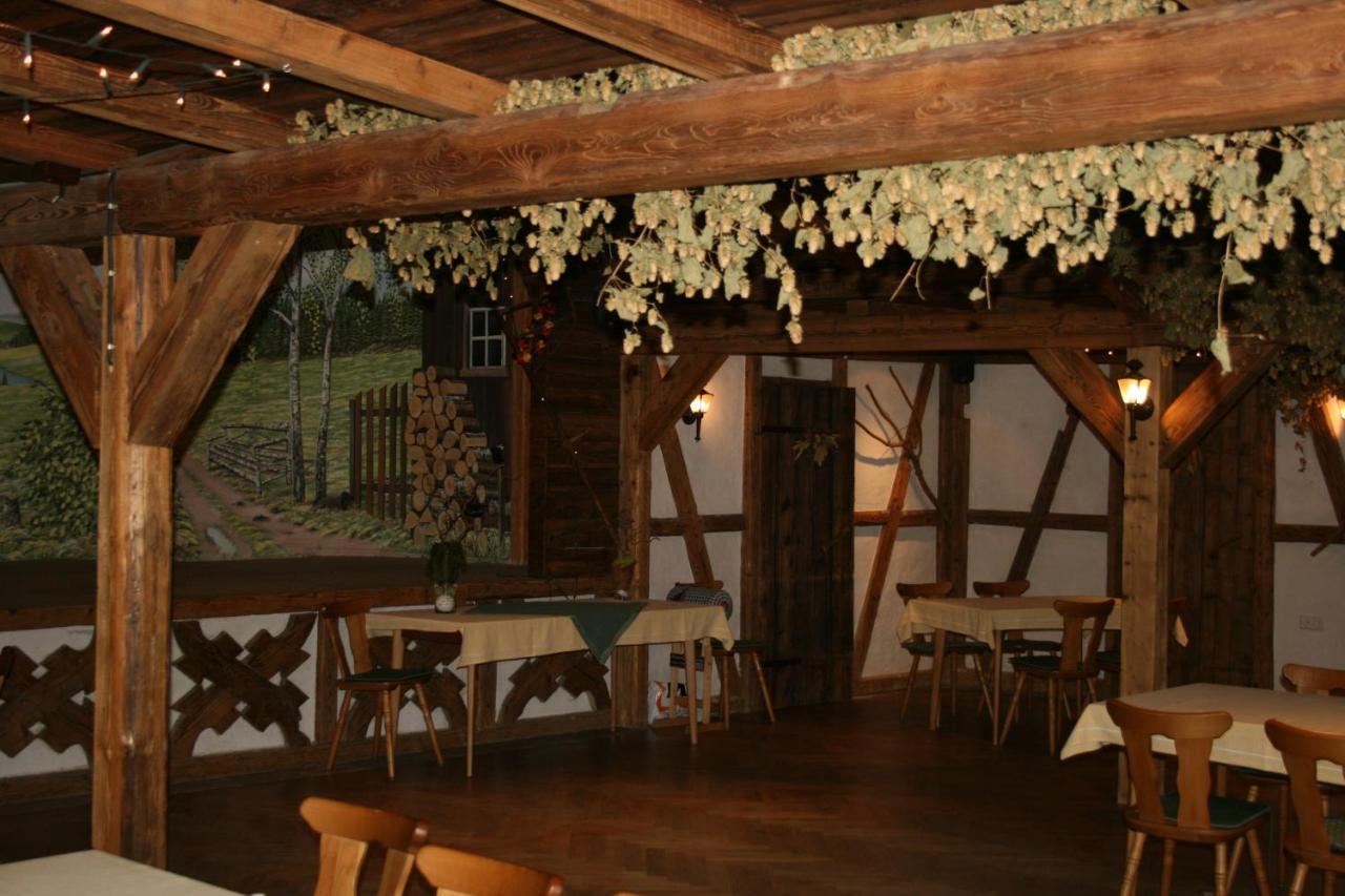 Stutzengrun Landhotel "Lichte Aue" Lichtenau מראה חיצוני תמונה